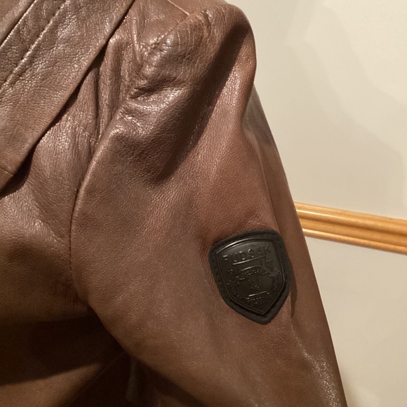 Rudsak Leather Jacket, Brown, Size Small - Picture 5 of 15